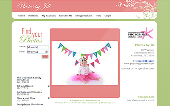 Event Photography Storefront Example